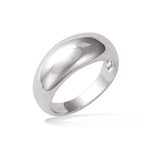 Bague bombe lisse - Argent 925