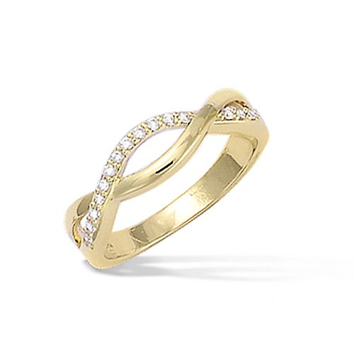 Bague - Tresse - Plaqué Or