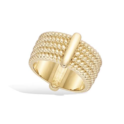 Bague torsade - Plaqué Or