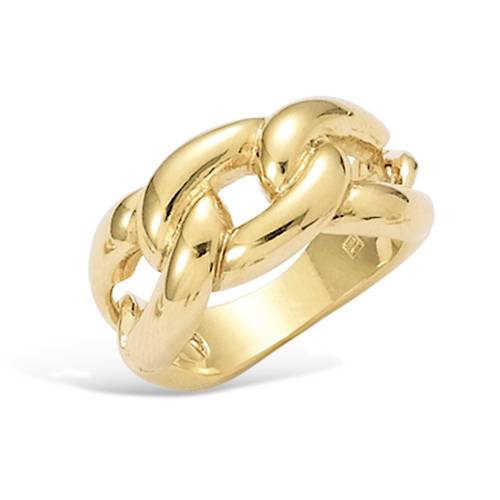 Bague maillons - Plaqué Or