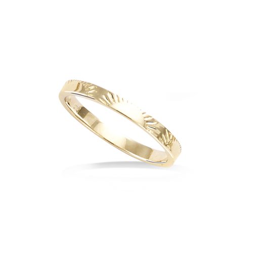 Bague rayon de soleil - Plaqué Or