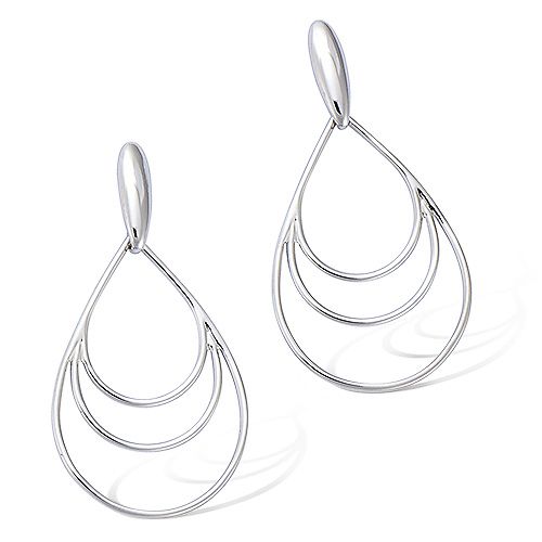 Boucles d’oreilles pendantes goutte - Argent 925