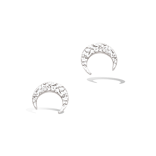 Boucles d’oreilles croissant de lune - Argent 925