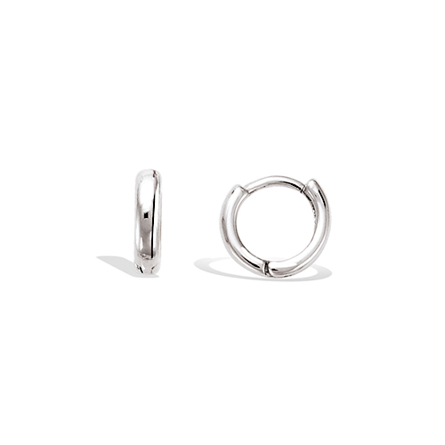 Boucles d’oreilles mini créoles diamètre 10 mm - Argent 925