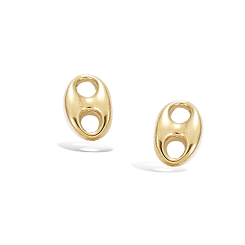 Boucles d’oreilles grain de café - Plaqué Or