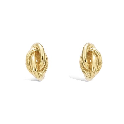Boucles d’oreilles noeud - Plaqué Or