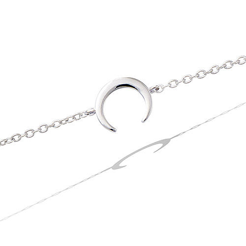 Bracelet croissant lune - Argent 925