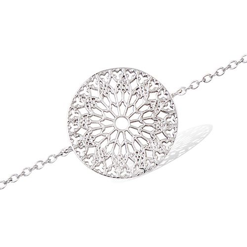 Bracelet mandala ajouré - Argent 925