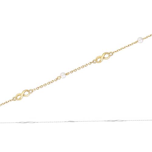 Bracelet infini lisse - Plaqué Or