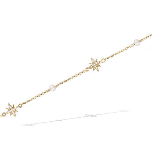 Bracelet - étoile - Plaqué Or