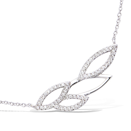 Collier - Feuillage ajouré - Argent 925