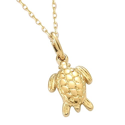 Pendentif tortue - Plaqué Or