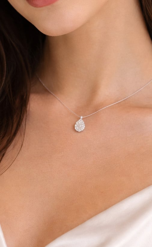 Collier - Goutte - Argent 925